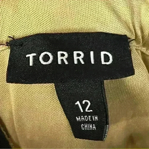 Torrid Black Floral Lace Nylon Sleeveless Dress Size 12 * As IS - Picture 3 of 11